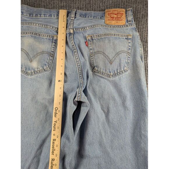 Vintage Levis 560 Jeans Men 36x30 Blue Comfort Fit Loose Skater Grunge Y2K 34x28 - Picture 13 of 16